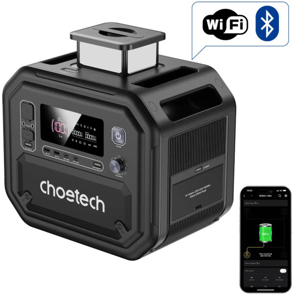 Фото - Зарядна станція універсальна Choetech 2500W (BS064)