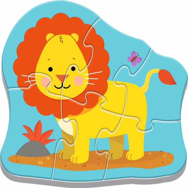 Фото - Пазлы (до 2 лет) Trefl Baby Classic Животные на сафари (60738)