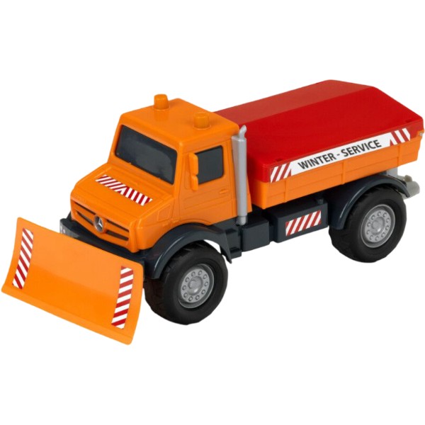 Фото - Наземная спецтехника Klein Снегоочистительный автомобиль Unimog в коробке (3801)