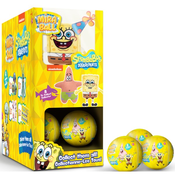 Фото - М'яка іграшка-сюрприз MIRABALL SPONGEBOB (M14119_M14165)