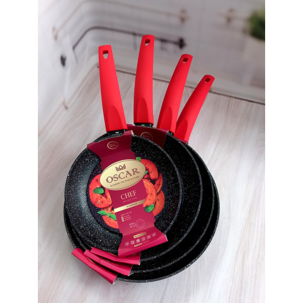 Фото - Сковорода універсальна OSCAR Chef 28 см (OSR-1101-28)
