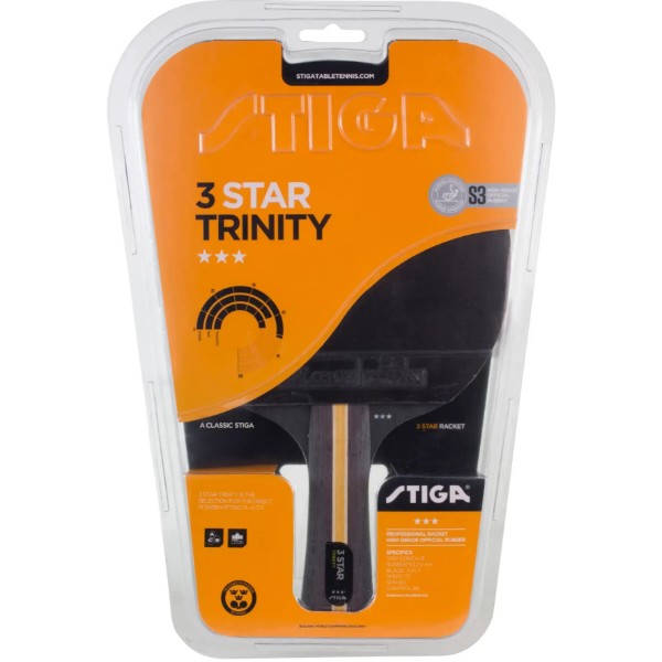 Фото - Ракетка для настольного тенниса Stiga Trinity 3 Star FL (1213-3616-01)