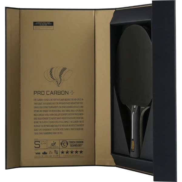 Фото - Ракетка для настольного тенниса Stiga Pro Carbon Plus 5 Star FL (1215-2820-01)