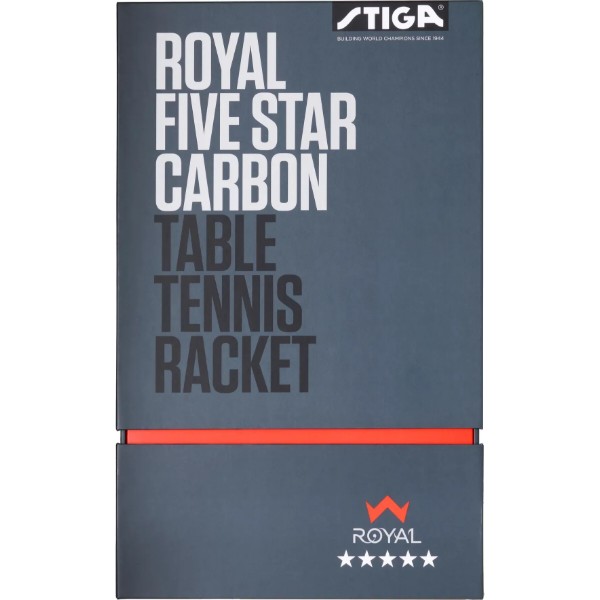 Фото - Ракетка для настільного тенісу Stiga Royal Carbon 5 Star FL (1215-2818-01)
