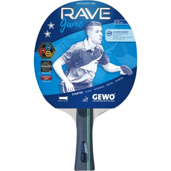 Фото - Ракетка для настольного тенниса Gewo Rave Game FL (860200001)
