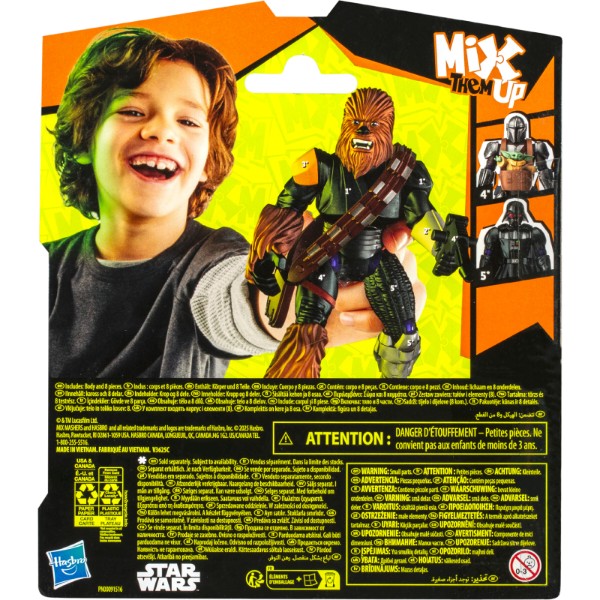 Фото - Колекційна фігурка Hasbro Зоряні війни серії MixMashers SW MIXMASHERS CHEWBACCA BASIC FIGURE (F9479_G0297)