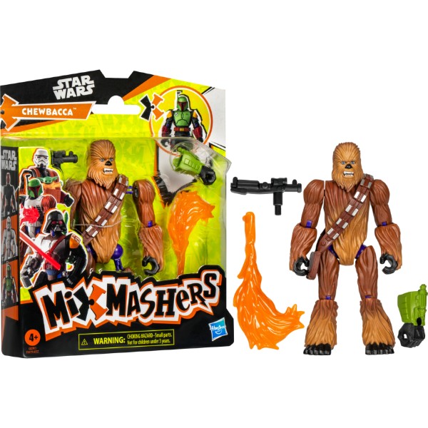 Фото - Колекційна фігурка Hasbro Зоряні війни серії MixMashers SW MIXMASHERS CHEWBACCA BASIC FIGURE (F9479_G0297)