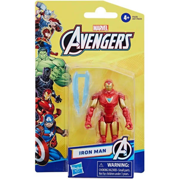 Фото - Коллекционная фигурка Hasbro с аксессуаром серия Марвел AVN 4IN IRON MAN (F9325_F9335)