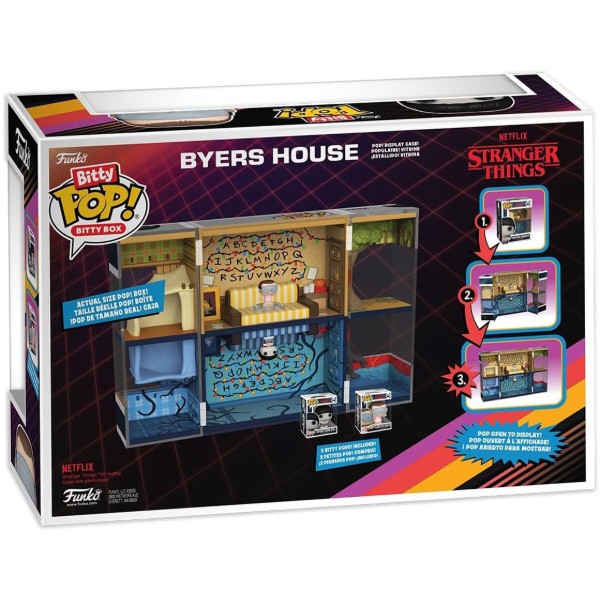 Фото - Колекційна фігурка набір FUNKO BITTY POP! Boxes серії Дуже дивні справи - ДІМ БАЙЄРСА (85534)