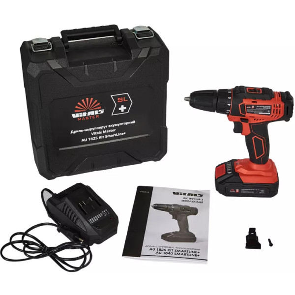 Фото - Дрель-шуруповерт VITALS Master AU 1825 Kit SmartLine+