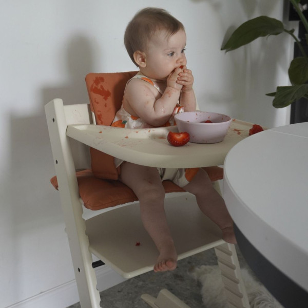 Фото - Стільчик для годування класичний Stokke Tripp Trapp Vanilla White (100142)