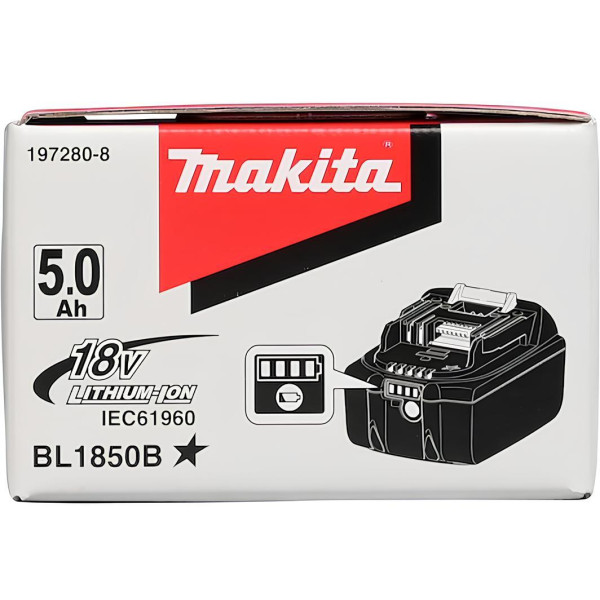Фото - Акумулятор для електроінструментів Makita BL1850B LXT 18В (197280-8)