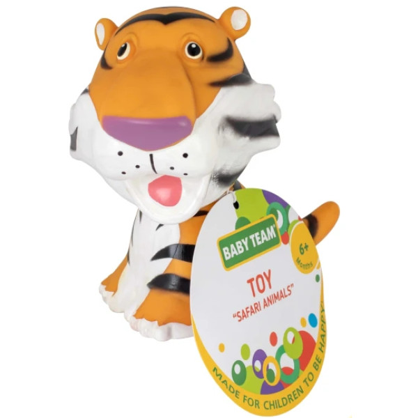 Фото - Іграшка для ванної Baby Team Тварини сафарі тигр (8752_тигр)