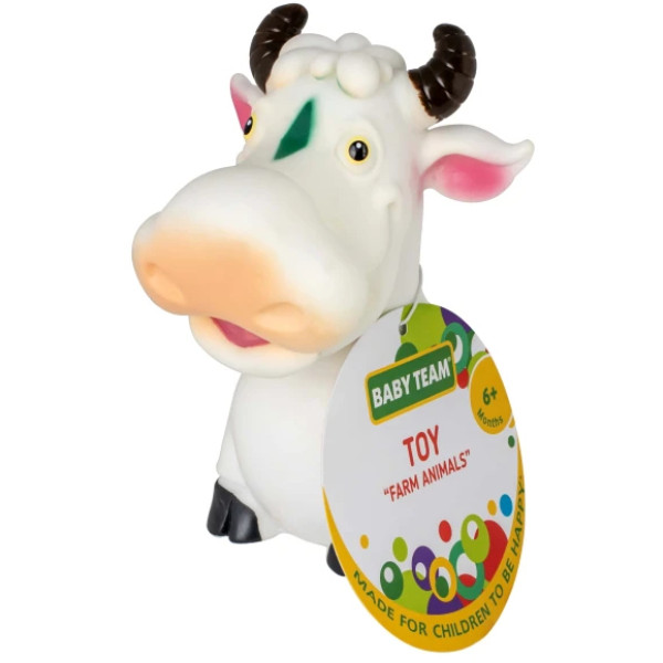Фото - Іграшка для ванної Baby Team Тварини ферми корівка (8753_корівка)