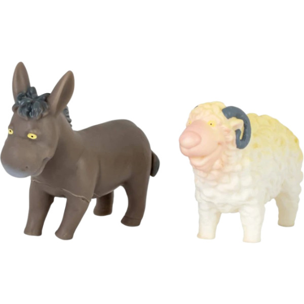 Фото - Іграшка для ванної Baby Team Тварини ферми 2 шт. (8756_набір з барашком)