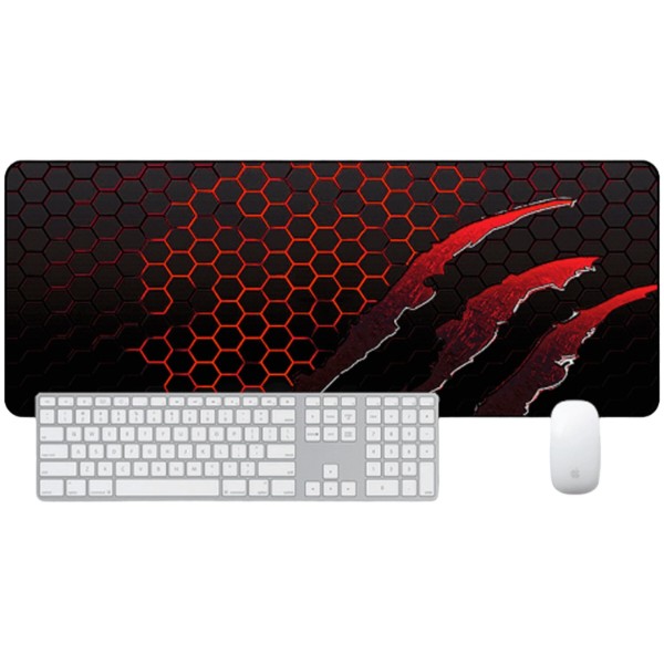 Фото - Килимок для миші  ігровий Voltronic Honeycomb Black/Red (S5382)