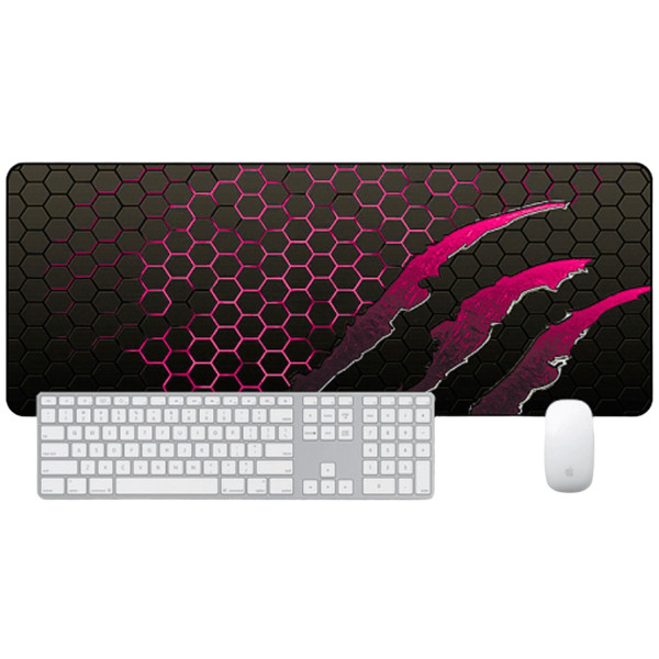 Фото - Килимок для миші  ігровий Voltronic Honeycomb Black/Pink (S2382)