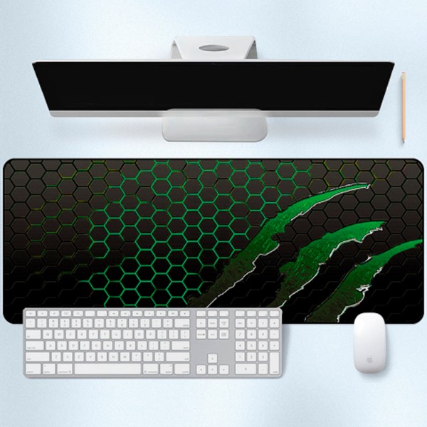 Фото - Килимок для миші  ігровий Voltronic Honeycomb Black/Green (S7382)