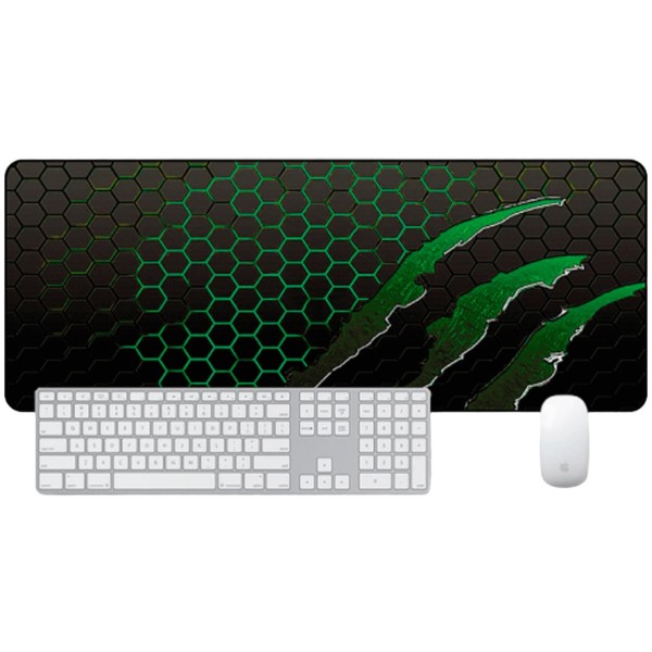 Фото - Килимок для миші  ігровий Voltronic Honeycomb Black/Green (S7382)