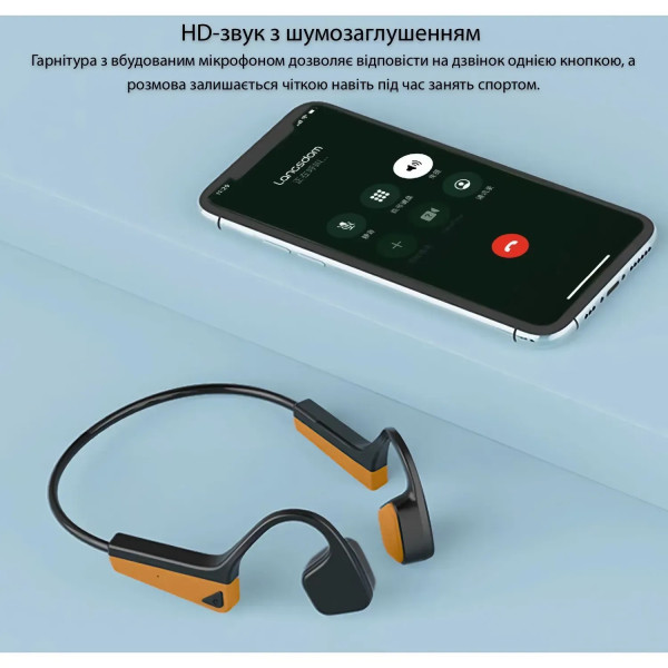 Фото - Навушники накладні бездротові Langsdom BS17 Orange