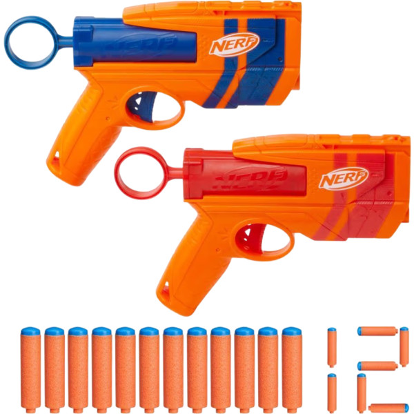Фото - Бластер багатозарядний Hasbro Nerf N Series 2 шт. 12 стріл (G1492) Фото - Бластер багатозарядний Hasbro Nerf N Series 2 шт. 12 стріл (G1492)