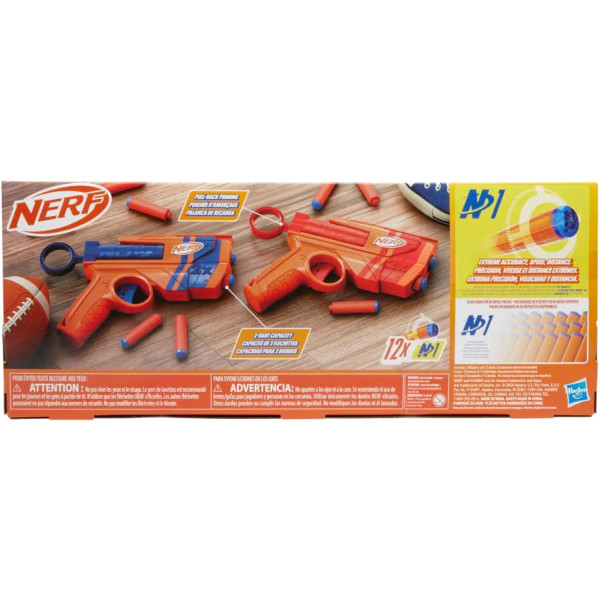 Фото - Бластер багатозарядний Hasbro Nerf N Series 2 шт. 12 стріл (G1492)