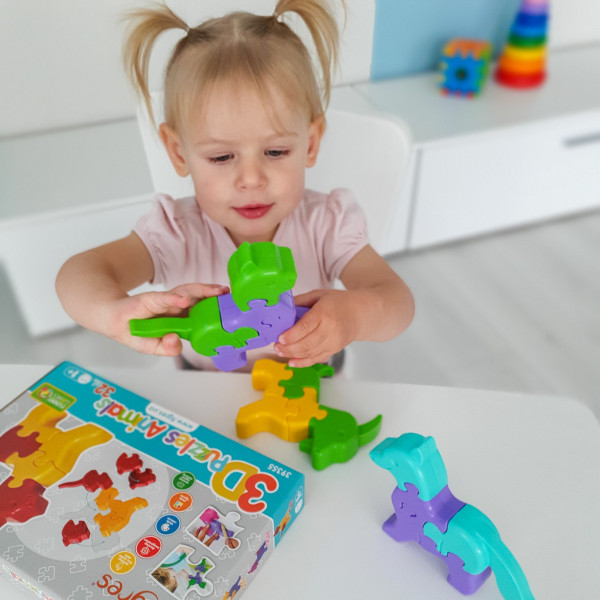 Фото - Пазли (до 2 років) Tigres Тварини 4 шт. 32 ел. (39355)