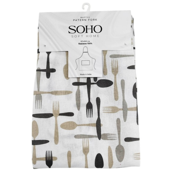 Фото - Фартух SOHO 60х84 см Patern Fork (BS 54419)