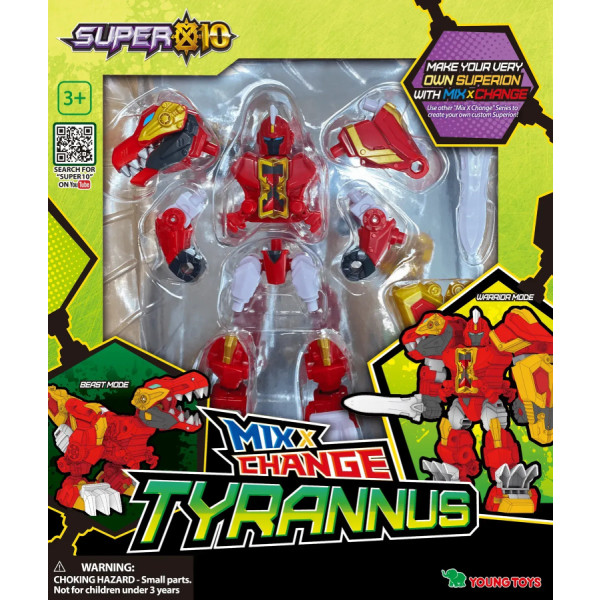 Фото - Робот-трансформер SUPER10 MIX Тіранус (314065)