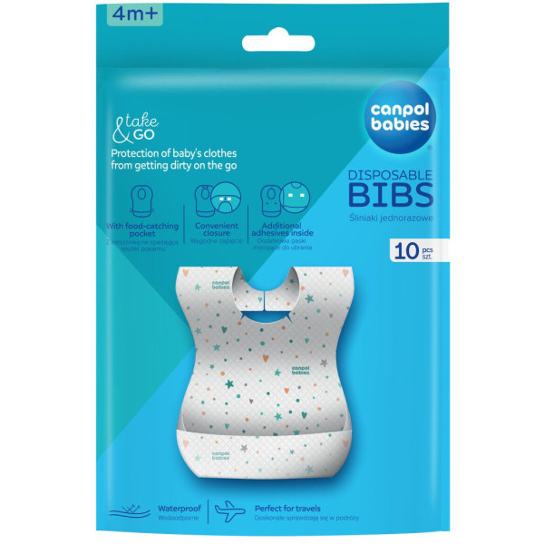 Фото - Слинявчик Canpol babies одноразовые 10 шт. (1/800)