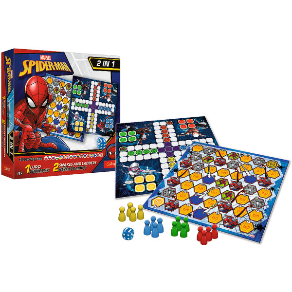 Фото - Настільна гра (3-4 роки) Trefl 2в1 Людина-павук (24197)