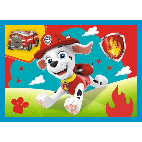 Фото - Пазли (3-4 роки) Trefl 4в1 Paw Patrol Запуск цуценят (46282)