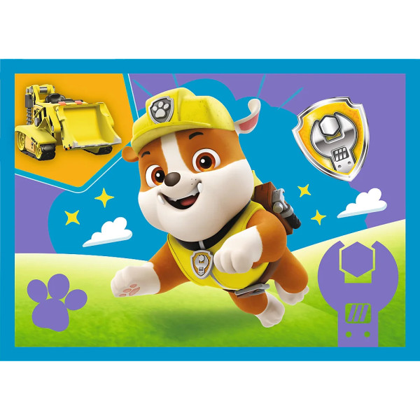 Фото - Пазли (3-4 роки) Trefl 4в1 Paw Patrol Запуск цуценят (46282)