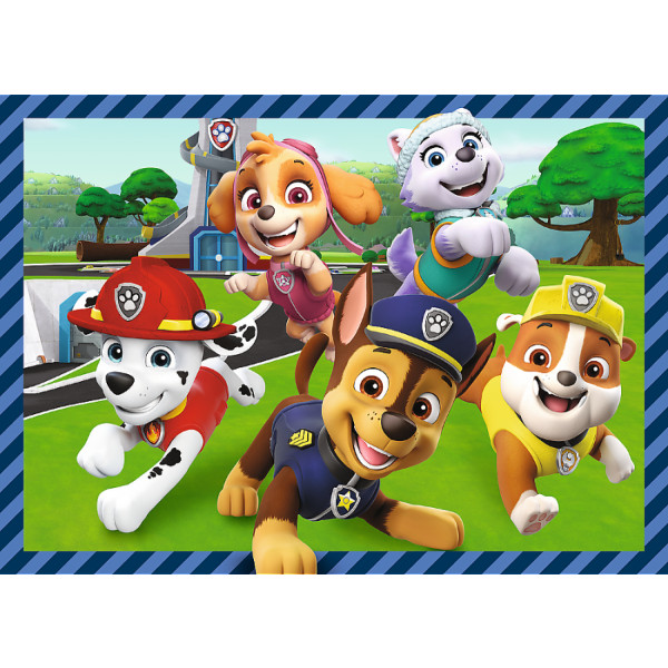 Фото - Пазли (3-4 роки) Trefl 4в1 Paw Patrol Собачі справи (46503)