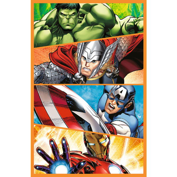 Фото - Пазли (5-7 років) Trefl 3x80 The Avengers Дні наповнені діями (48835)