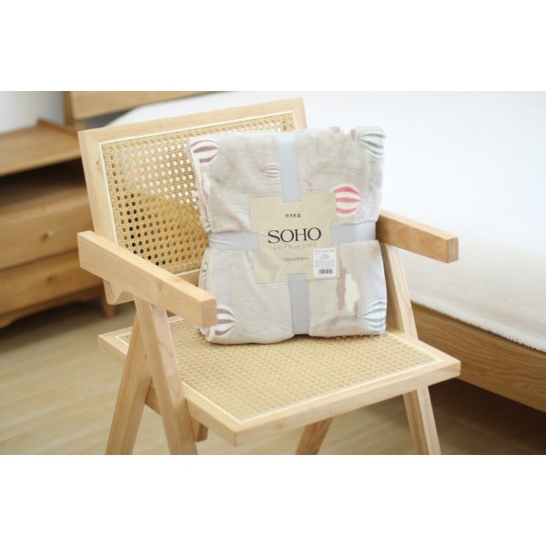 Фото - Плед полуторный SOHO 150х200 см Baby Beige