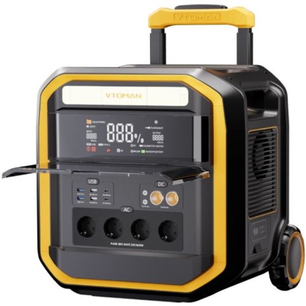 Фото - Зарядная станция универсальная Vtoman FlashSpeed Pro 3600 (3096 Вт, 3600W) + Extra Battery 2816 Вт/час LiFePo4