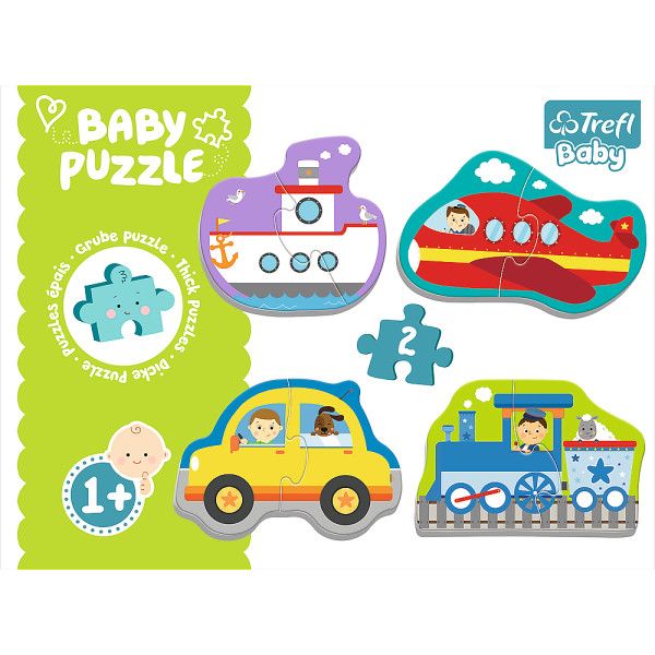 Фото - Пазли (до 2 років) Trefl Baby Classic Транспортні засоби (60752)