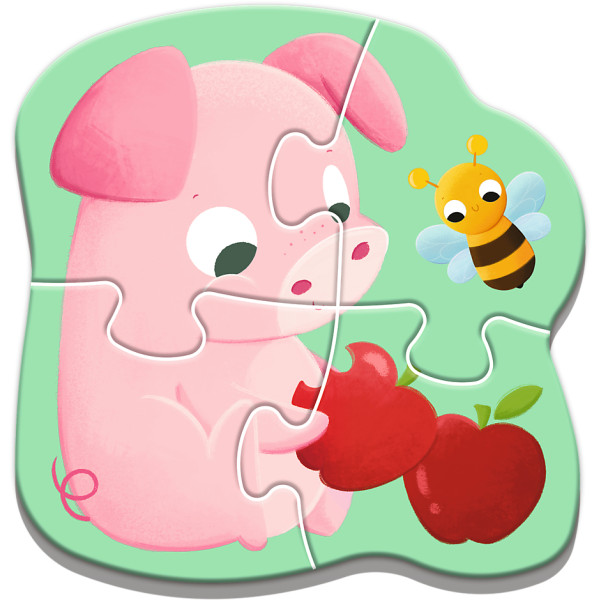 Фото - Пазли (до 2 років) Trefl Baby Classic Дитинчата тварин (61353)