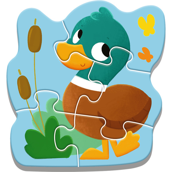 Фото - Пазли (до 2 років) Trefl Baby Classic Дитинчата тварин (61353)