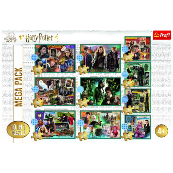 Фото - Пазли (8 +) Trefl 10в1 У світі Гаррі Поттера (03928)