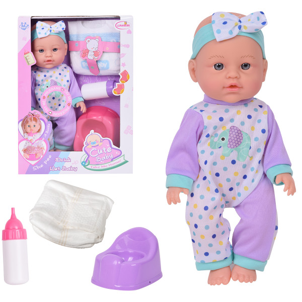 Фото - Інтерактивний пупс Lunabebe з аксесуарами зі звуковими та функціональними ефектами (74930)