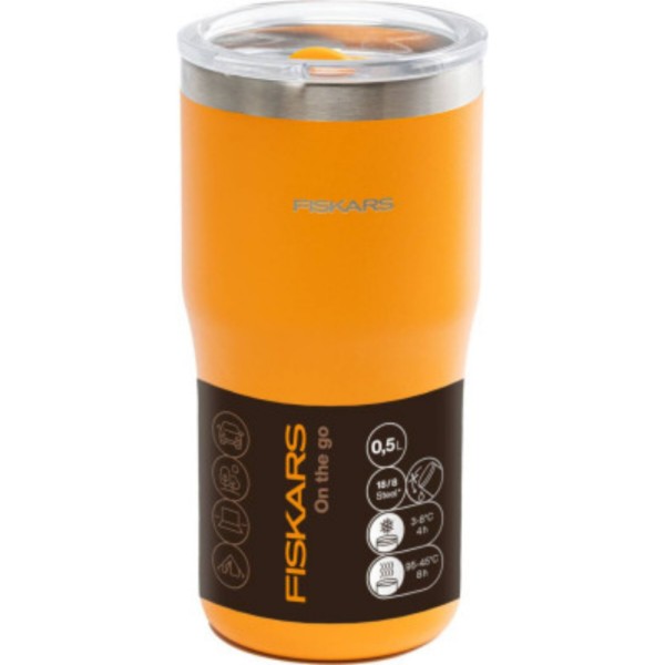 Фото - Термокружка Fiskars On-the-go 0.5 оранжевый (1078761)