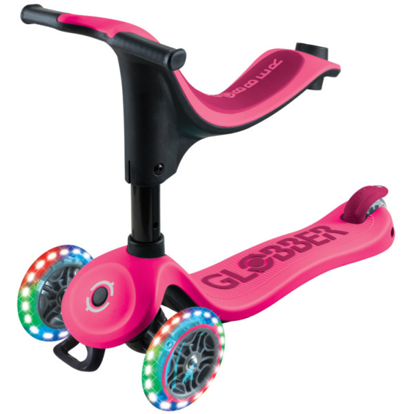Фото - Трёхколёсный самокат Globber GO UP SPORTY 360 Фуксия (456-610)