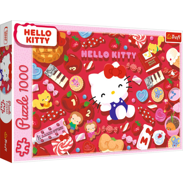 Фото - Пазлы (8+) Trefl Hello Kitty Привет Китти 1000 эл. (09207)