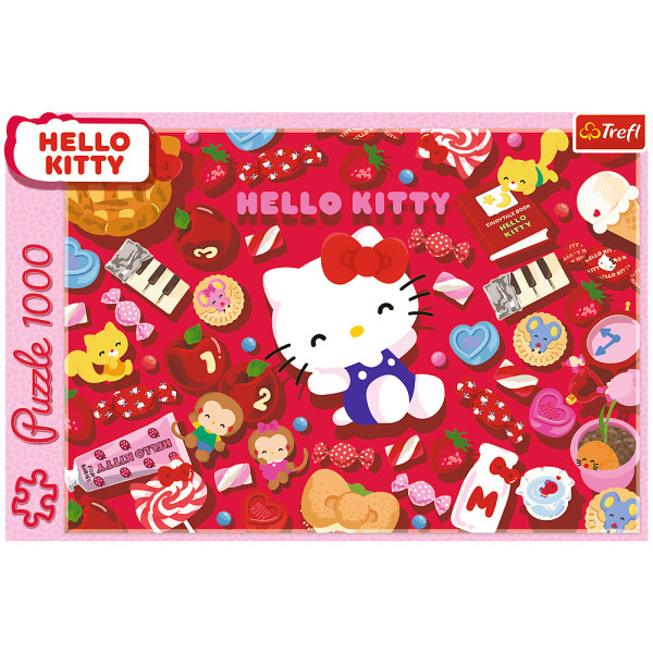 Фото - Пазлы (8+) Trefl Hello Kitty Привет Китти 1000 эл. (09207)