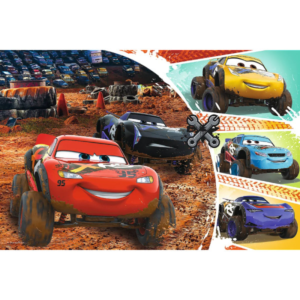 Фото - Пазлы (3-4 года) Trefl Cars Молния МакКуин с друзьями 60 эл. (73277)