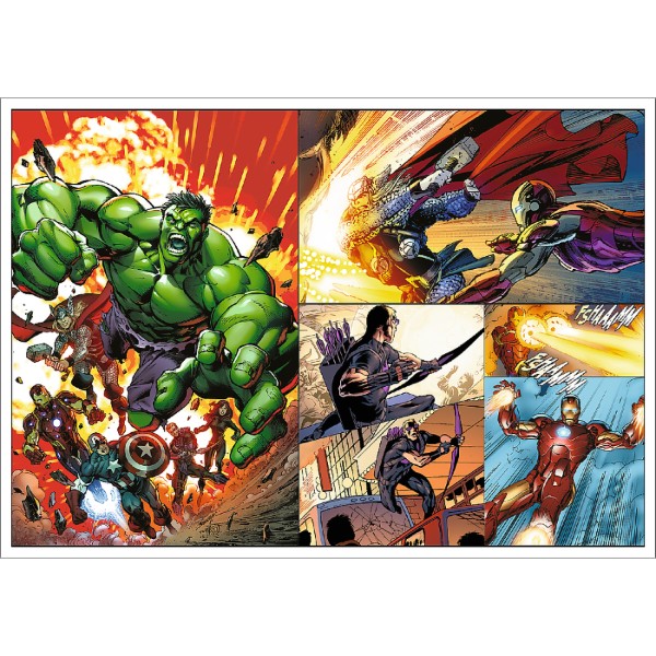 Фото - Пазлы (8+) Trefl The Avengers Героические дни 4x250 эл. (33097)