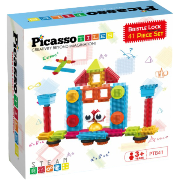 Фото - Пластиковий конструктор Picasso Tiles HEDGEHOG BUILDING BLOCKS SET 41 деталь (27384)