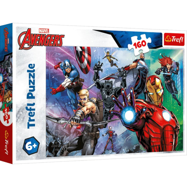 Фото - Пазлы (5-7 лет) Trefl The Avengers Всегда готовы герои 160 эл. (54245)